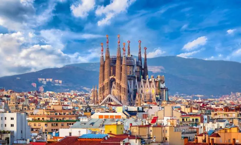 The Sagrada Familia in Barcelona 