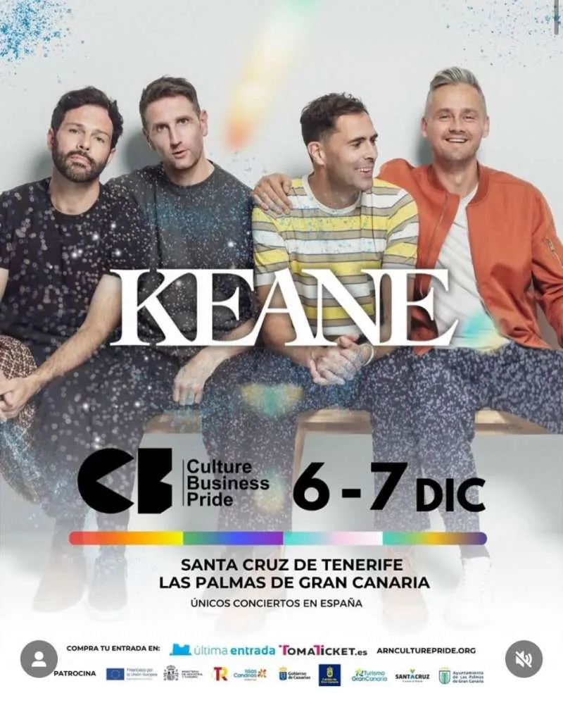 Keane and Mika to perform at two concerts in the Canary Islands 